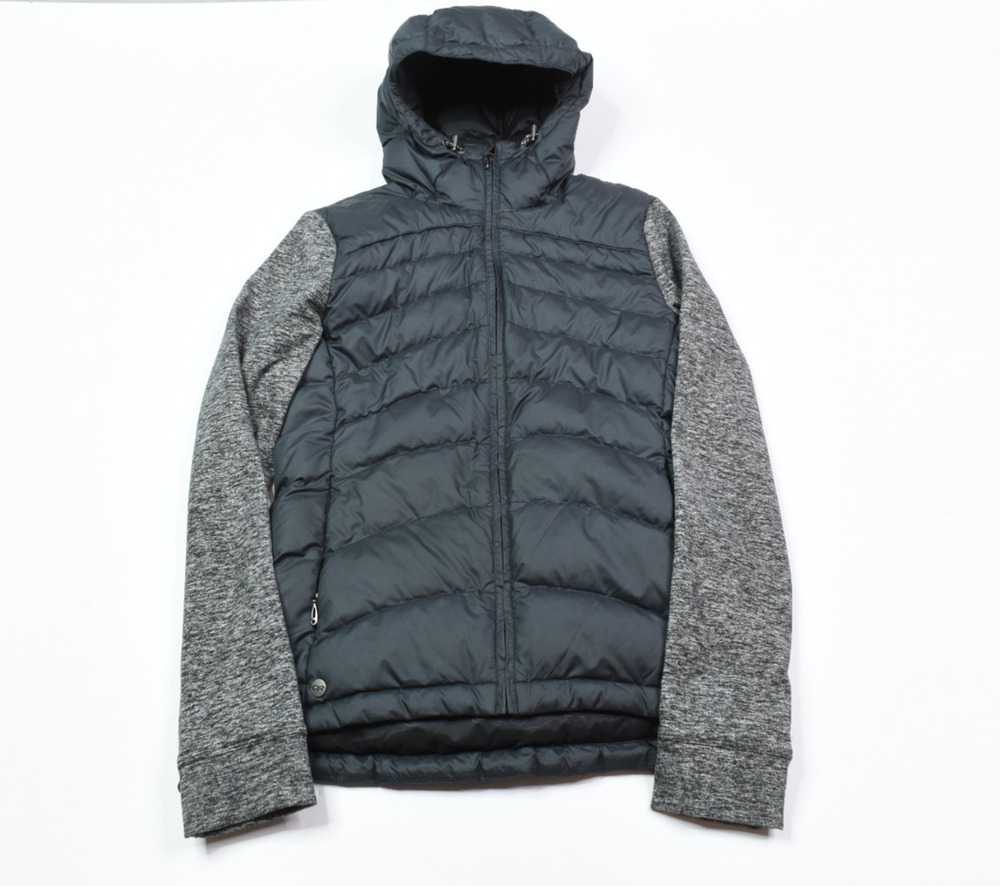 Outdoor Research Plaza Hoody Jacket Womens XS Gray Black Long Sleeve Hiking